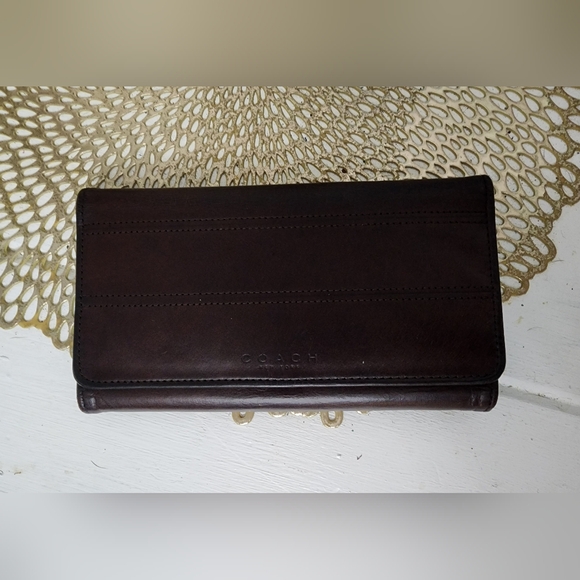 Coach Tribeca Leather Wallet - Picture 2 of 12